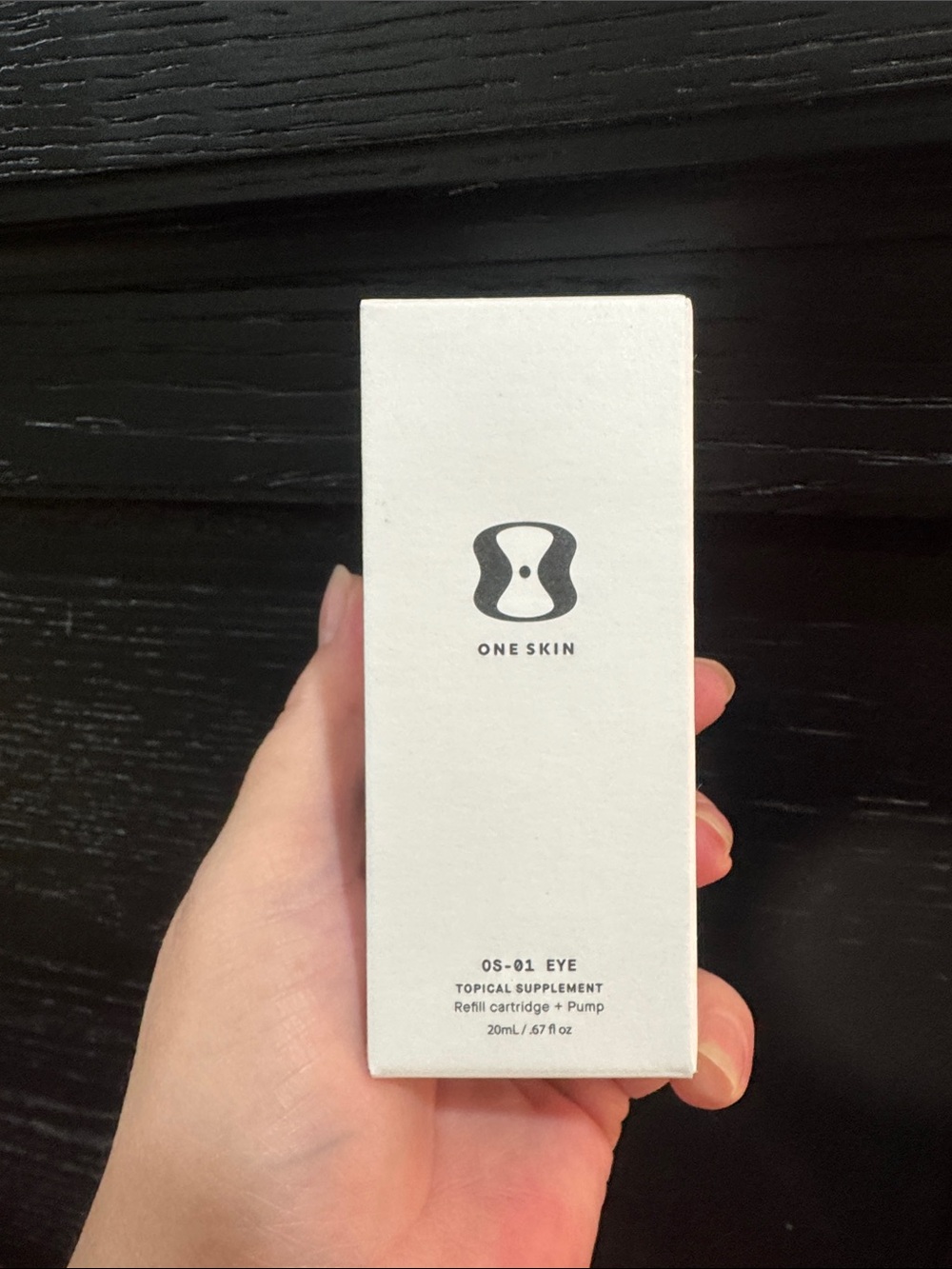 One Skin/OS-01 Eye Topical Supplement/Refill Cartridge/NIB! SEALED! Exp:04/2028!